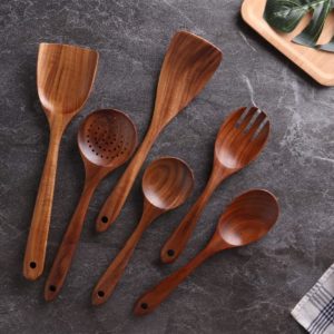 Wood Spatulas Set
