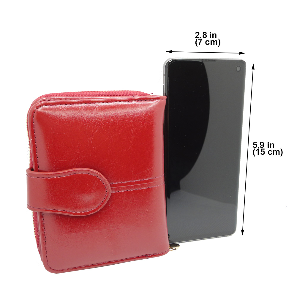 Red Wallet PU Leather - Image 7