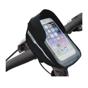 Bike Phone Mount Bag with Touchscreen Waterproof Bike Phone Holder Up to 6.5in