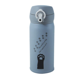 Thermal Bottle Stainless Steel 350 ML Cartoon Cat Printing Flask/Cup for Kids 12 OZ